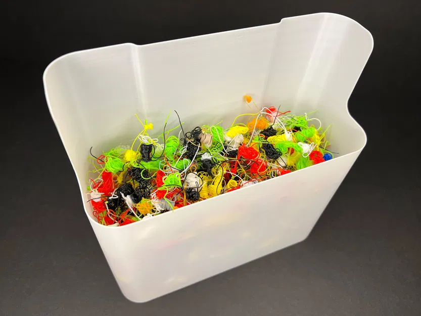 Bambu Lab Waste Chute Bucket for Purged Filament Poop - Image 1