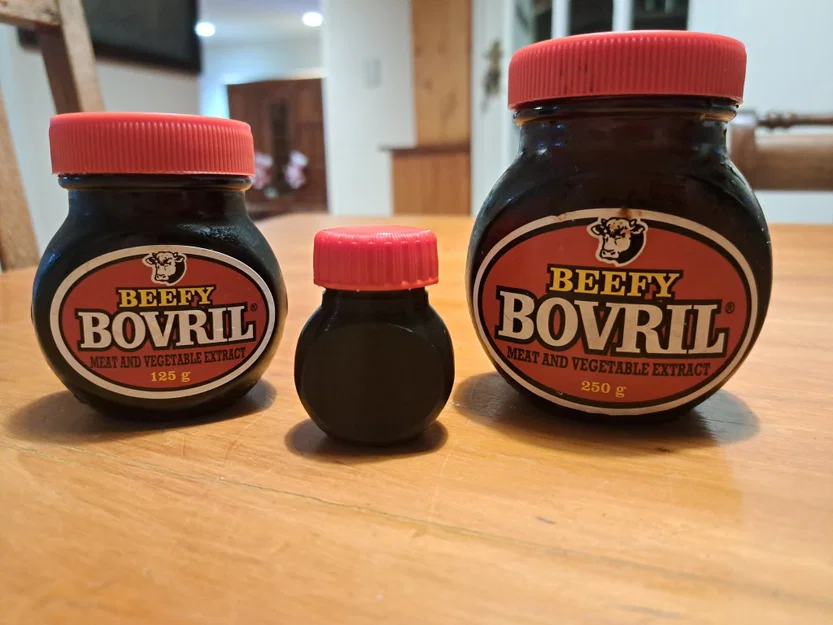Chai Marmite/Bovril mini có nắp - Image 1