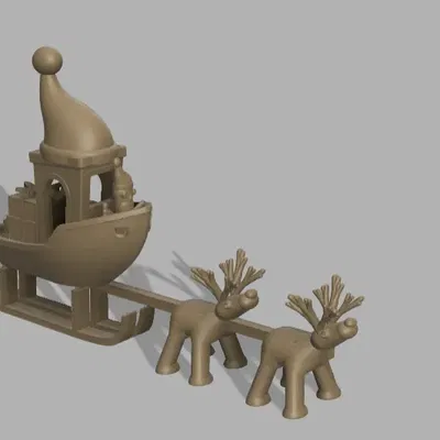 Christmas Benchy V4 Phiên Bản Xe Trượt Tuyết