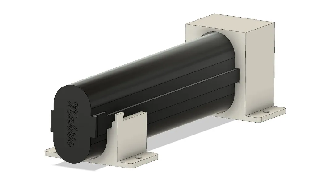 Giá đỡ pin cho Rover, từ máy khoan pin Makita cũ - Image 1