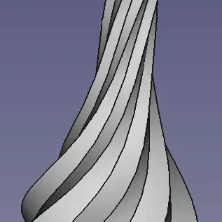 Mẫu Hoa Văn Xoắn Ốc 140mm Chỉnh Sửa Được