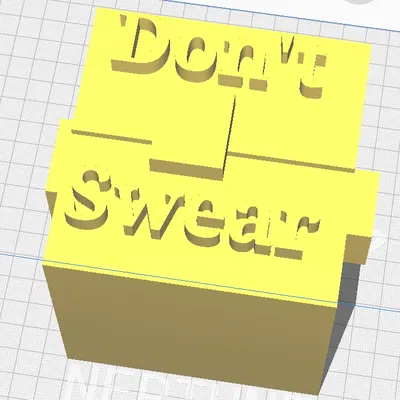 Hộp/Heo Đựng Tiền "Không Chửi Thề"