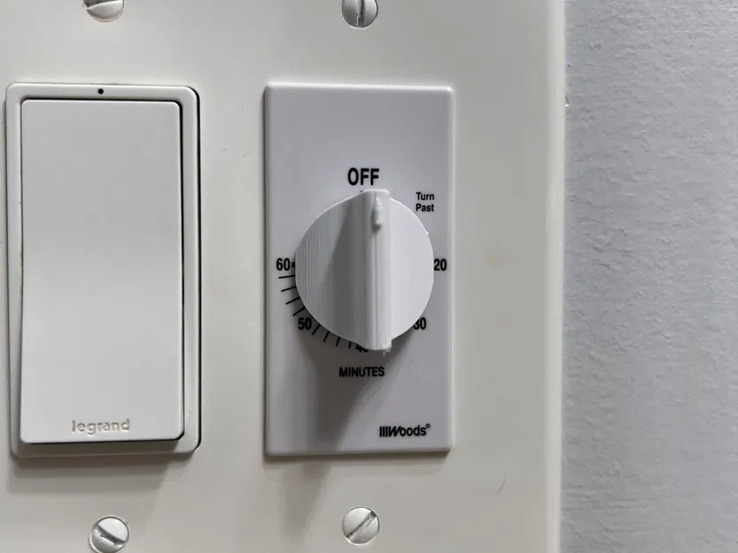 Núm thay thế cho Timer cơ đấu dây điện - Image 2