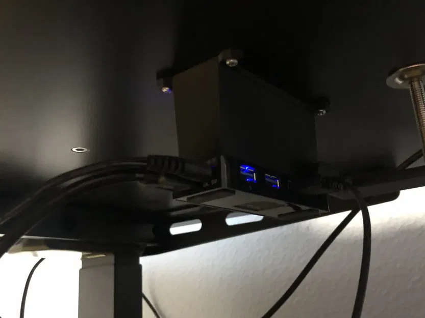 Giá đỡ USB hub dưới bàn - Image 1