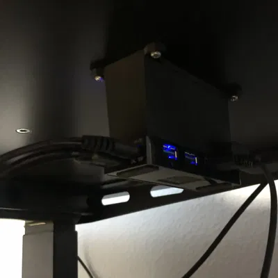 Giá đỡ USB hub dưới bàn