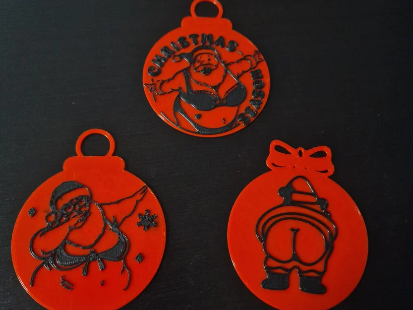 Bộ 3 quả châu Giáng sinh - Image 2
