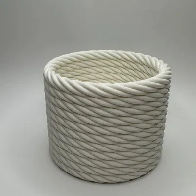 Chậu cây hình rổ đan