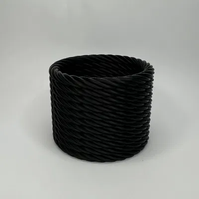 Chậu cây hình rổ đan