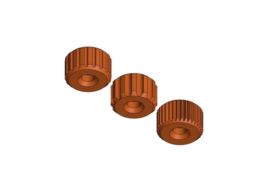 Ender 3, S1 & S1 Pro Tensioner Thumbscrews - Image 4