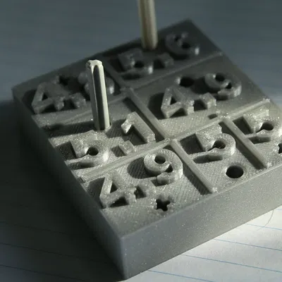 Tên Bảng kiểm tra kích thước lỗ trục và chốt kỹ thuật Lego