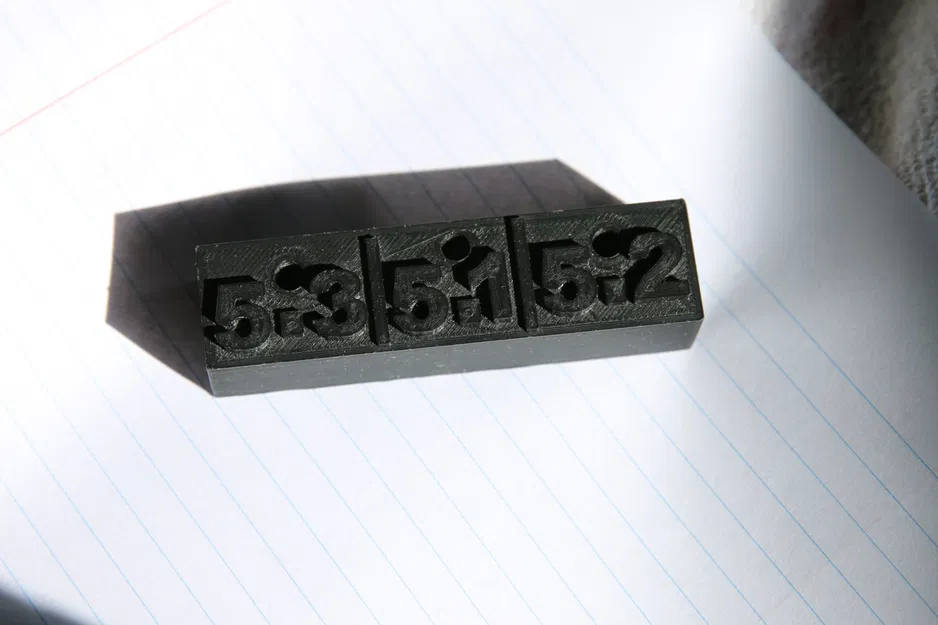 Bảng Đo Lỗ Ghim Lego Technic Tinh Chỉnh Cho Mô Hình In 3D - Image 1