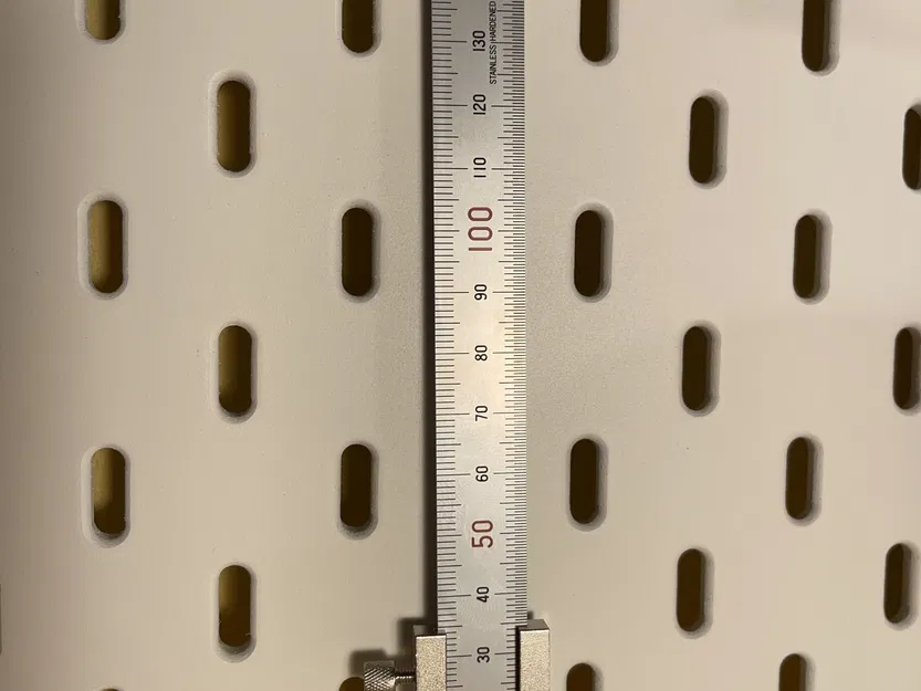 IKEA Skadis 8mm magnet (e.g. metal ruler) - Image 2
