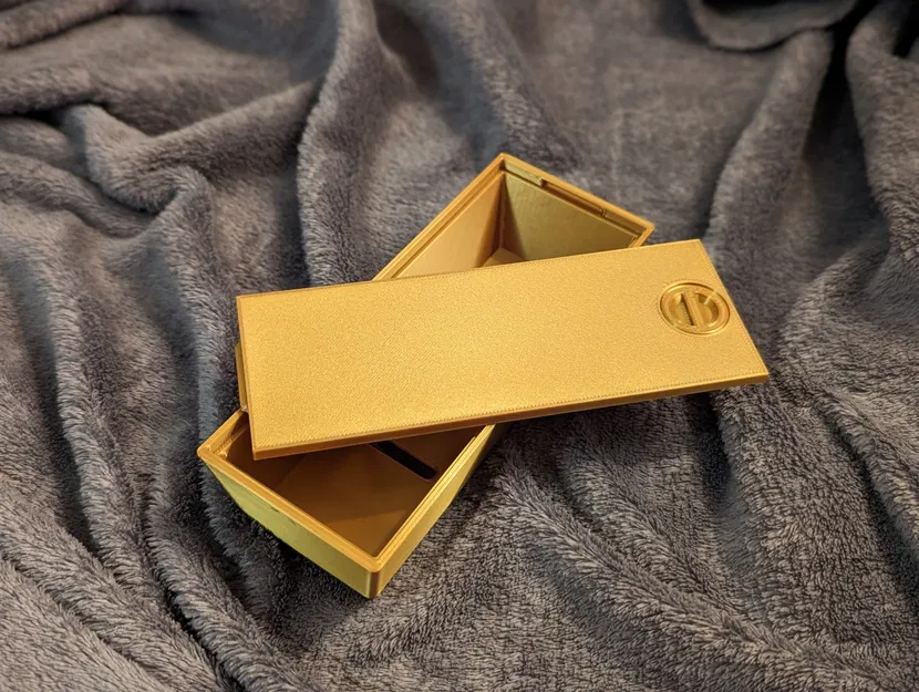 Gold Bar Piggy Bank - Supportless - Image 2