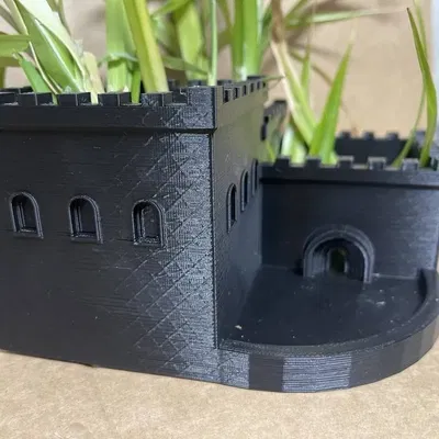 Chậu Trồng Cây Phong Cách Lâu Đài Trung Cổ