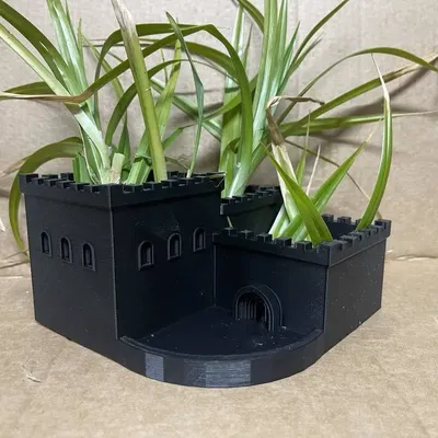 Chậu Trồng Cây Phong Cách Lâu Đài Trung Cổ