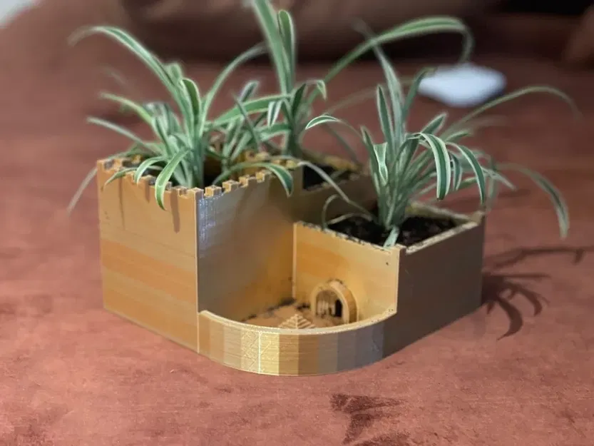 Chậu Trồng Cây Kiểu Lâu Đài Phương Đông - Image 1