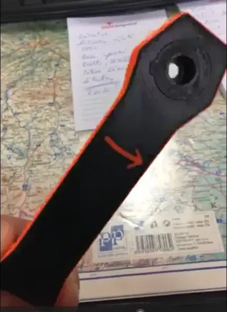 MR100104521 Tay nắm cửa trong cho Mitsubishi Delica L300 L400 - Image 3