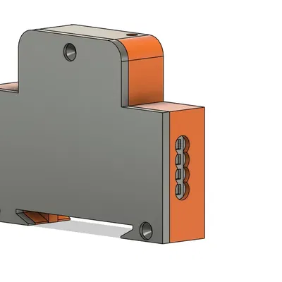 DIN rail mount pzem 004T