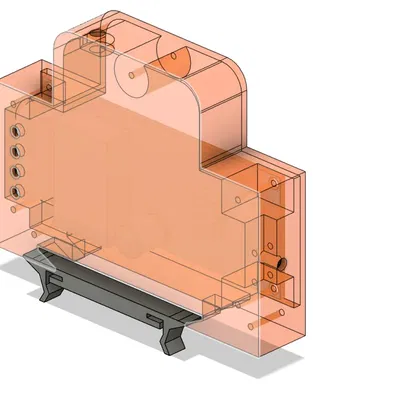 DIN rail mount pzem 004T