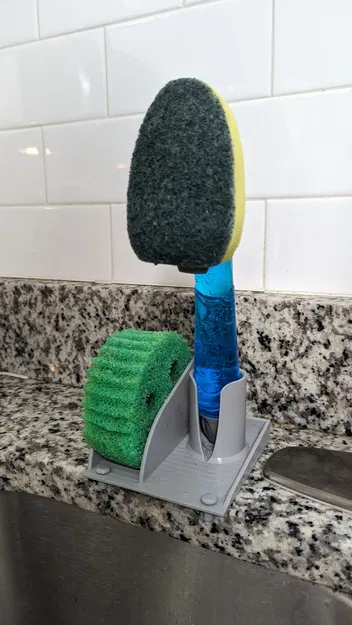 Giá đỡ kiêm khay đựng mút rửa chén Scotch-Brite - Image 2