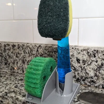 Giá đỡ kiêm khay đựng mút rửa chén Scotch-Brite