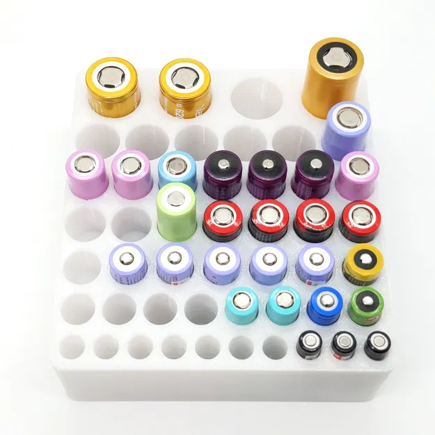 Hộp Đựng Nhiều Loại Pin: AAA, AA, CR123a, 18350, 18650, 21700, 26650/26800 - Image 1