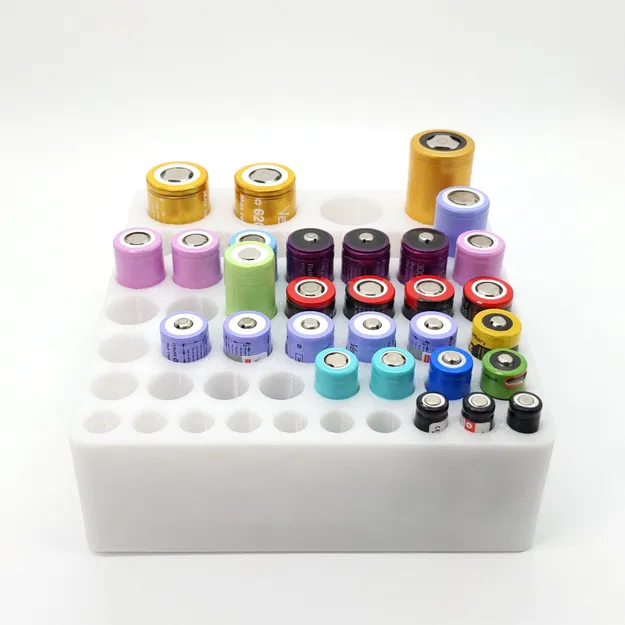 Hộp Đựng Nhiều Loại Pin: AAA, AA, CR123a, 18350, 18650, 21700, 26650/26800 - Image 6