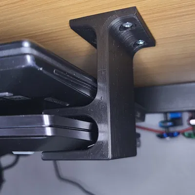 3-Piece Under Desk Dual Laptop Mount