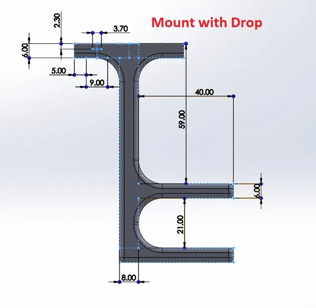 3-Piece Under Desk Dual Laptop Mount - Image 3