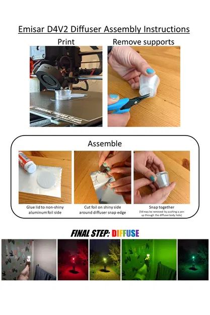 Nắp tản sáng cho Đèn Pin Emisar D4V2 - Image 3