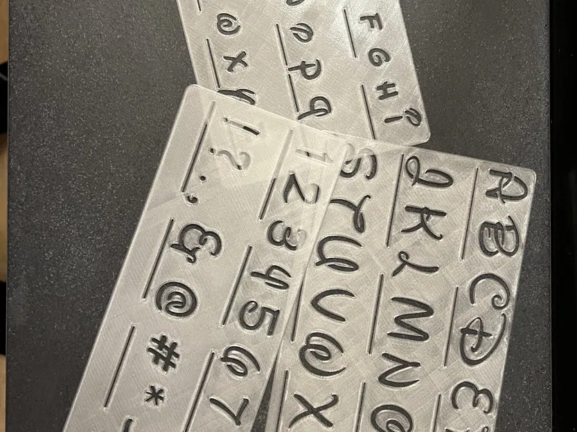 Mẫu chữ và số - Image 1