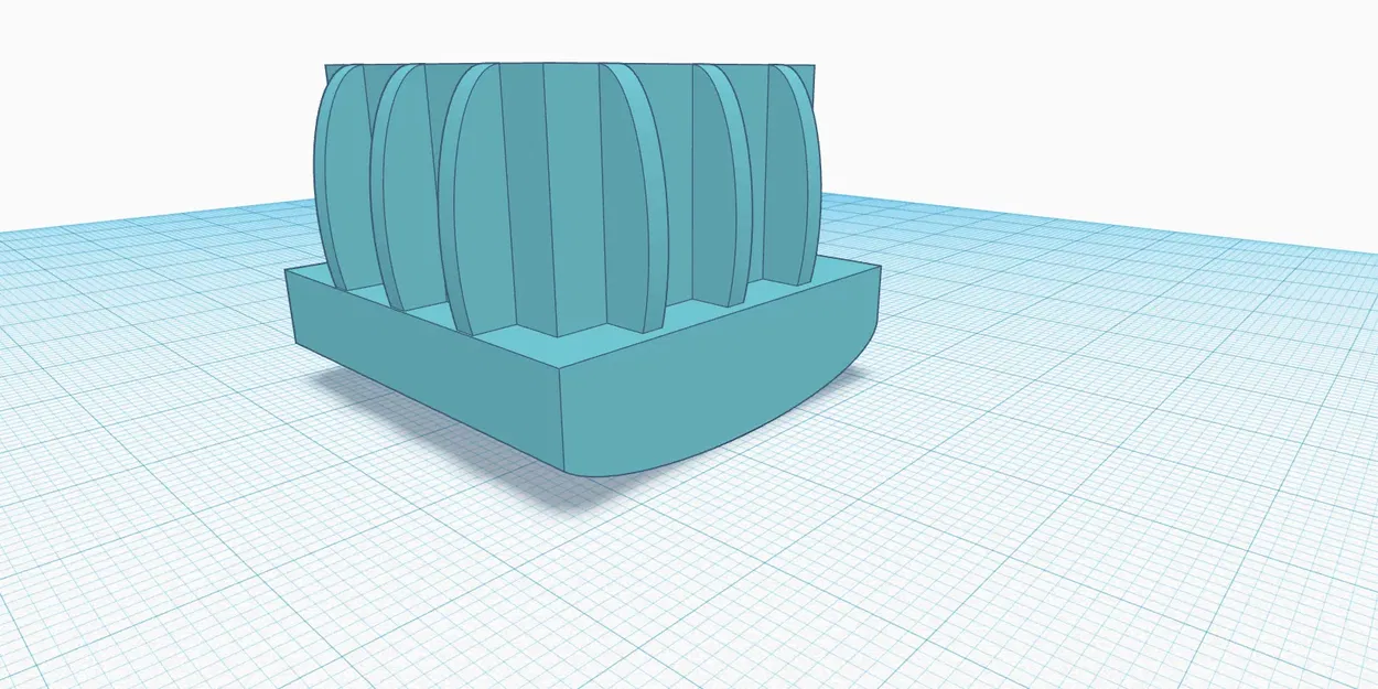 Nắp Bịt Cho Thanh Vuông Bo Góc 39.6x39.6 - Image 1