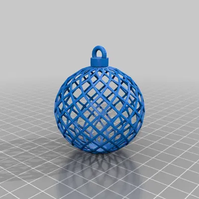 Đồ Trang Trí Lưới v1 - Mẫu 3D Giáng Sinh Độc Đáo