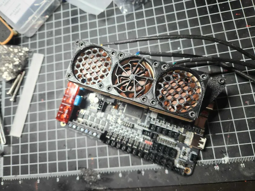 Tản nhiệt 3 quạt cho Octopus 1.1 / Pro - Image 1