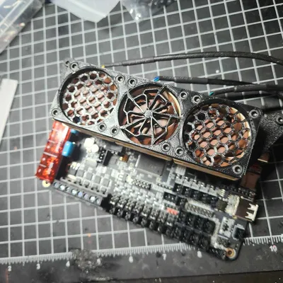 Tản nhiệt 3 quạt cho Octopus 1.1 / Pro