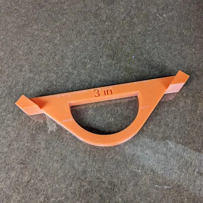 Thước Dẫn Hướng Router Tạo Góc Bo Tròn