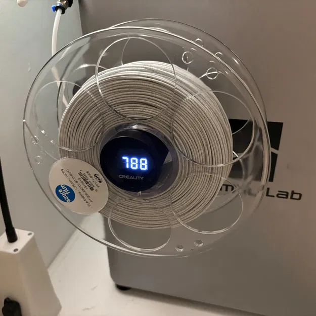 Giá đỡ cuộn chỉ gắn bên hông X1C AMS (chỉnh sửa cho cuộn chỉ kỹ thuật số Creality 3D) - Image 1