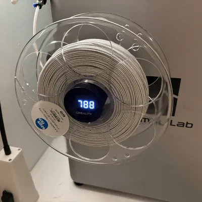 Giá đỡ cuộn chỉ gắn bên hông X1C AMS (chỉnh sửa cho cuộn chỉ kỹ thuật số Creality 3D)