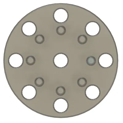 Dụng cụ tâm cho giấy nhám 125mm