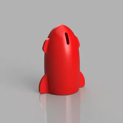 Hũ Tiết Kiệm Hình Tên Lửa