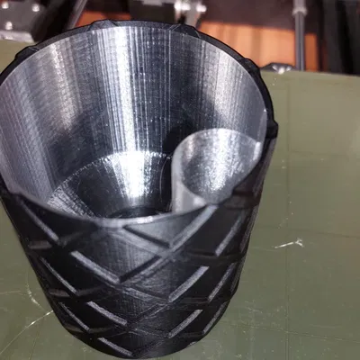 Chậu tự tưới cây in chế độ vase mode