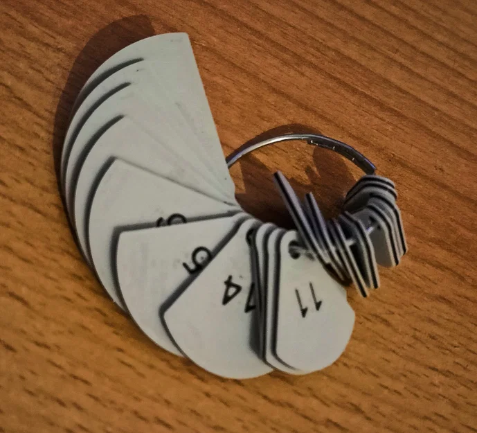 Cữ đo bán kính (Radius gauges) - Image 2