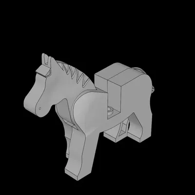 Lego Compatible (4493.dat) Animal Horse