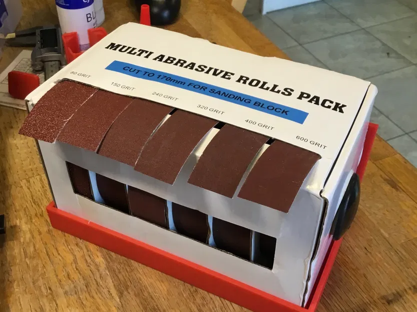 Emery cloth roll organizer - Image 1