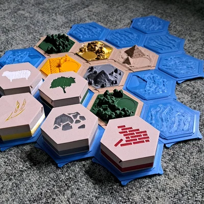 | Catan | Hộp đựng tài nguyên