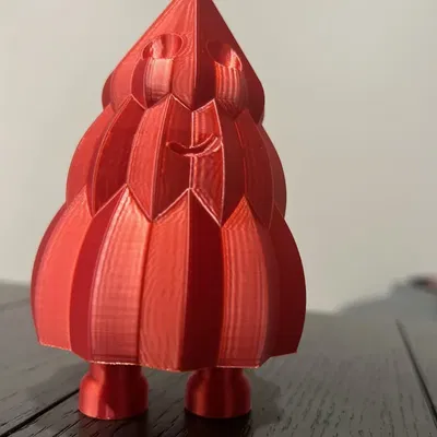 Print in Place collapsing Christmas Tree