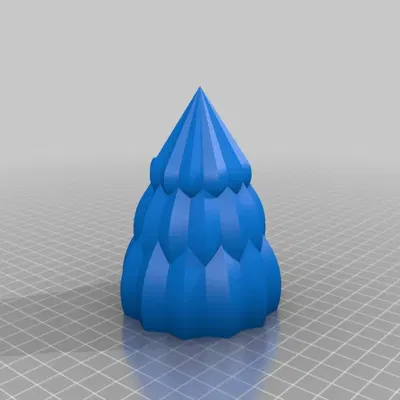 Print in Place collapsing Christmas Tree