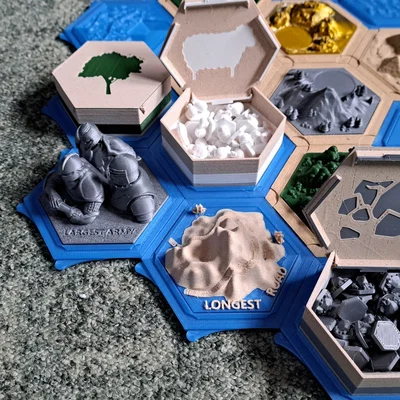 | Catan | Đường dài nhất và Quân đội lớn nhất