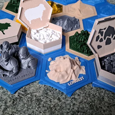 | Catan | Đường dài nhất và Quân đội lớn nhất