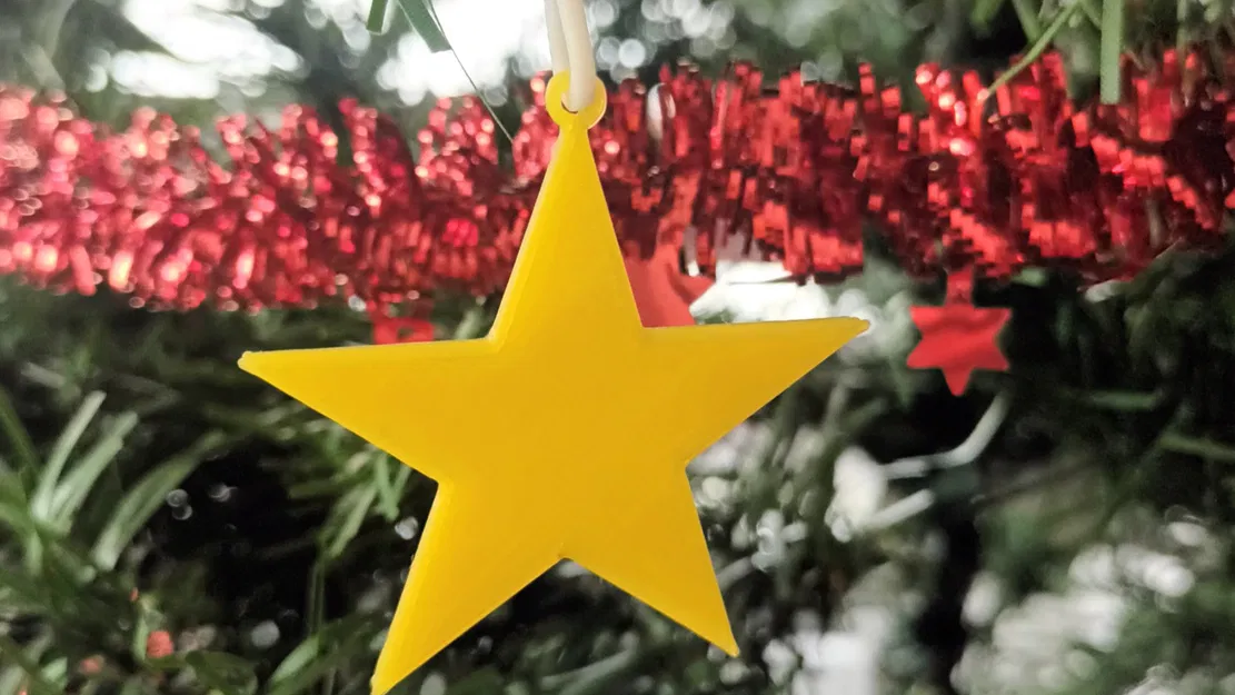 Trang trí cây thông Noel hình Ngôi sao - Star Christmastreeornament - Image 1